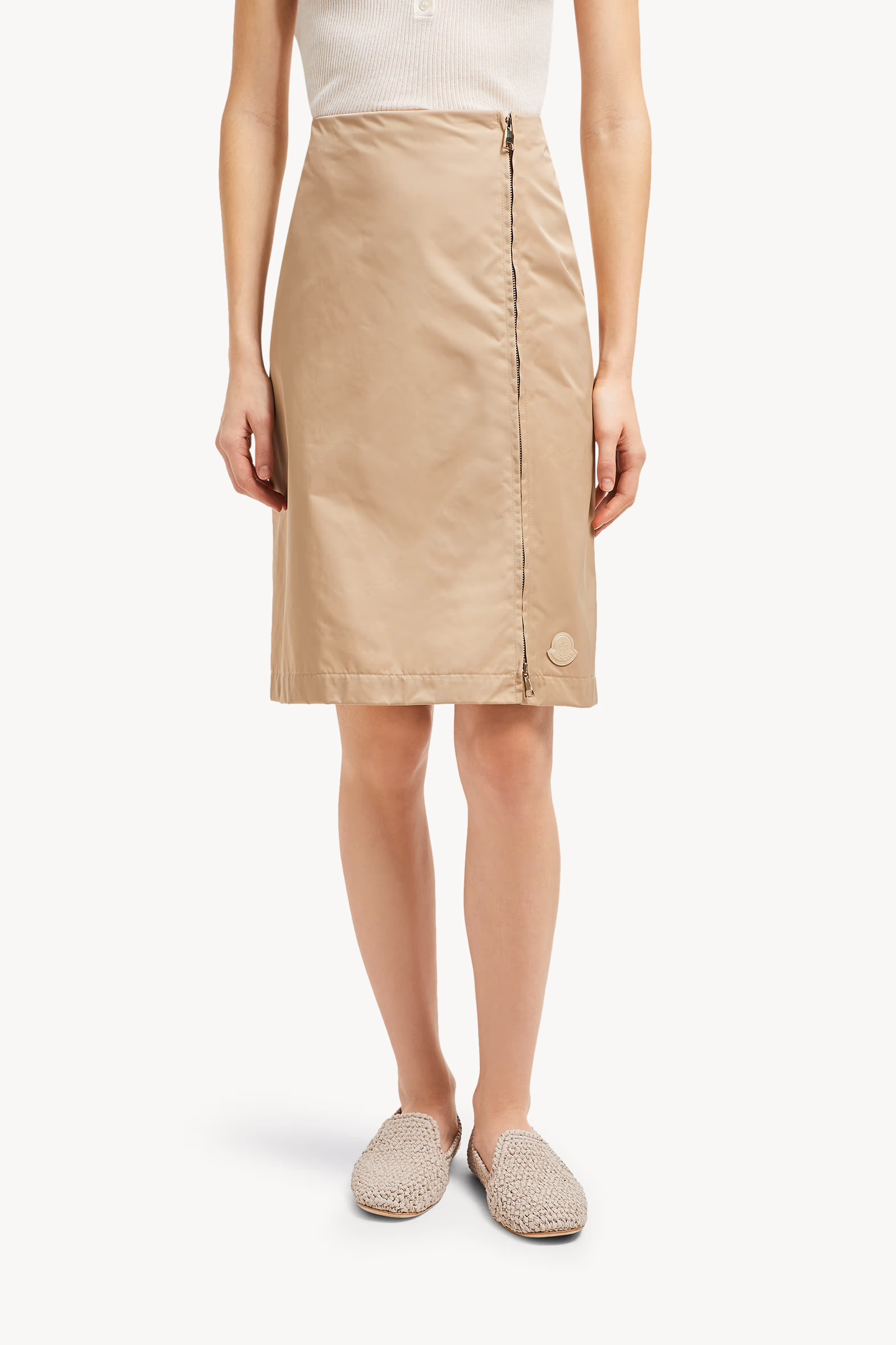 Jupe zippée Femmes Beige Moncler 3
